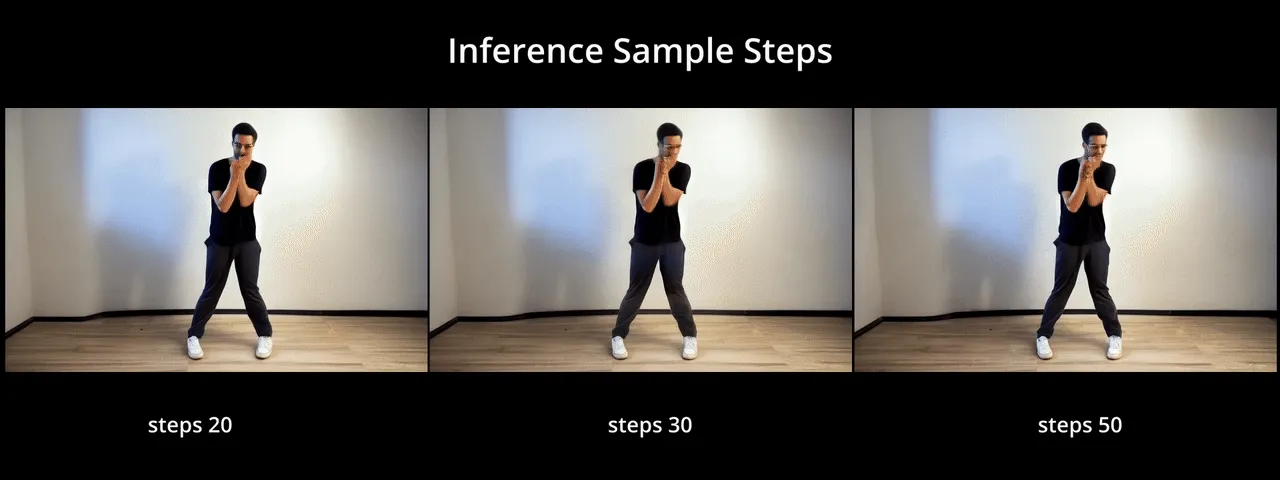 Inference sample steps